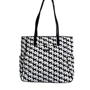 Vera Bradley scotty dog print schnauzer large tote bag
